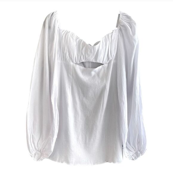 NWT Rumer Revolve White Mini Camille Dress Medium - Picture 4 of 6